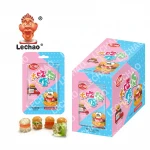 Bulk packaging gummy candy 4D Hamburger jelly candy wholesale hot selling confectionery