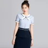 Business Attire Women Uniforms Short Sleeves Dress Suit Receptionist Waitress Business Career Ladies Wear