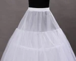 BV11 Ball Gown Style No Hoop Tulle White Petticoat Adult Wedding Dress Crinoline Petticoat