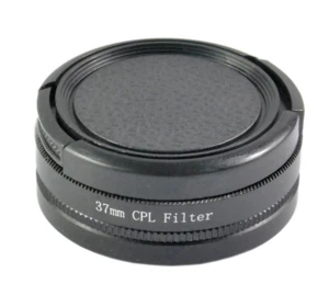 Camera Lens 37mm CPL Filter Circular Polarizer Lens + Adapter + Cap For Gopros HD Hero3 3+