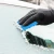 Import Car Vinyl Scraper Decal Applicator Tool with Black Fabric Felt Edge with Blue PP Scrape Felt Edge Squeegee from China