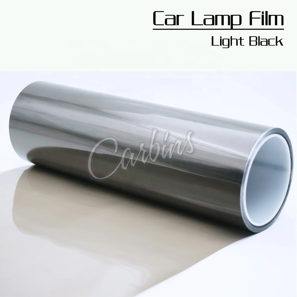 Carbins Factory Wholesale Anti-Glare Car Headlight Film Light Black Motorcycle Lamp Light Tint Film Adhesive Vinyl Car Stickers