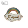 Cartoon Blinking Rainbow Custom Enamel Pin Manufacture