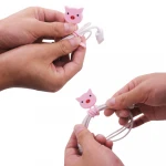 Cartoon Cable Winder Long Earphone Organizer Wire Cord Animal Wrap Holder
