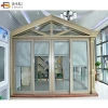 CE certification Aluminium wooden glass house/ sunroom with Germany HAOPO /SIGNIA