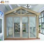 CE certification Aluminium wooden glass house/ sunroom with Germany HAOPO /SIGNIA