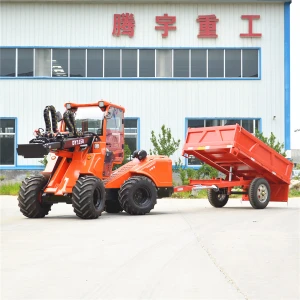 CE certified front end loader DY1150 four wheel drive agricultural machinery loader