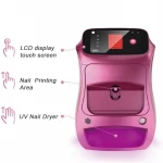 Ceeinjet New Design Hot selling High Quality Digital Art UV Nail Dryer 2 in 1 Nail printer