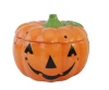 ceramic halloween pumpkin salt and pepper shaker set