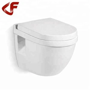 Ceramics sanitary ware P-trap toilet - wall hanging toilet seat WH-006