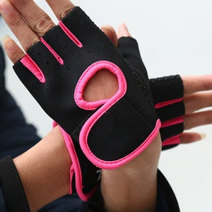 Cheap Gym Neoprene Weight Lifting Fingerless Gloves