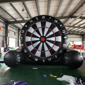 cheap inflatable football soccer dart board foot ball dartboard sports game for sale