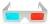 Import Cheap Price anaglyph 3d glasses Custom Design Paper 3D Glasses for Cinema and Promotional Gifts from China