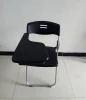 cheap school study chair with metal legs folding plastic chair school chair with writing board