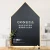Import Cheap wall hanging decoration handmade wooden house memo blackboard from China