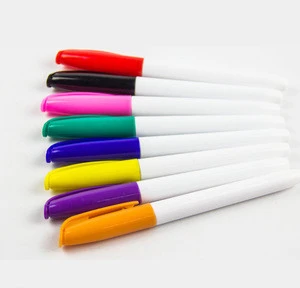 Cheap White board marker with clip for promotional