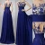 Import Chic Stylish Royal Blue Custom Made Evening Dress 2017 Prom Dresses from China