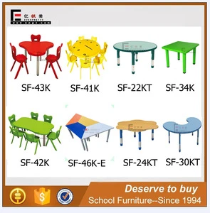 Children Furniture Factory in China , Kids Plastic and Wooden Table and Chair Set