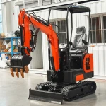 China Cheap price mini excavators mini digger excavator 1.0 ton 1.2t mini excavator for sale