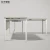 Import China Commercial Furniture Luxury MDF White L Shape Office Desk from China