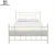 Import China Fabrication Cheap Dormitory Metal Tube Flooding Queen Size Gothic Platform Bed Frame from China