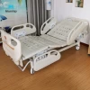 China Factory Adjustable Nursing Gurney Delivery Cheap 3 Functional Clinic Medical Patient Manual Hospital ICU Bed with Toilet