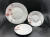 Import China factory direct sales 18pcs round porcelain dinner set with fashion flower design ceramic tableware from China
