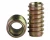 Import China Fastener Supplier Automatic Tapping Installation ThreaM4 M5 M6 M8 external internal thread tooth furniture wood insert nut from China