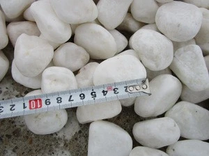 China Hote Sale White Pebble for Garden Cheap