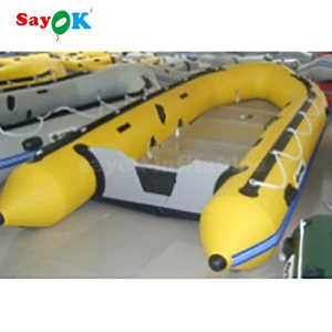 China inflatable boat pvc cheap rib hypalon inflatable paddle boat for adult