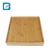 Import China manufacture custom size rice food square bamboo storage tray in thick wide from China