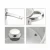 China manufacturer 5pcs stainless steel amc cookware cheap for sale
