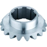 China manufacturer precision OEM alloy steel output flange Spur gear used for Concrete mixer truck