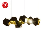 China modern Creative black metal E14 pendant lamp