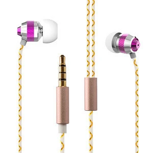 China New Products Wired Metal Earphones With Super Bass