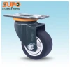 China Zhongshan high quality 1.6 inch 40mm Swivel Top Plate No brake industrial caster small caster wheels