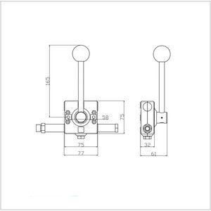 Buy Chinese Supplier Gj1130 Throttle Hand Control Lever For Rollers 90 ...