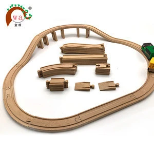 Christmas railway wooden toy train set,train set toy