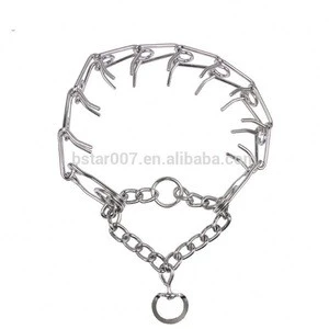 Chrome-Plated Dog Prong Pinch Training Collar,NO.94 pet dog training products