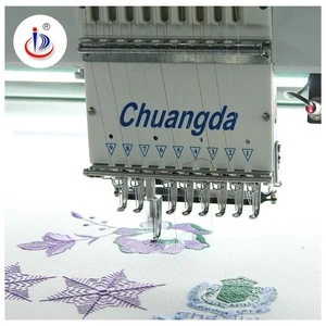 CHUANGDA OEM CUSTOMIZED NEW CONDITION 24 HEADS COMPUTER EMBROIDERY MACHINE