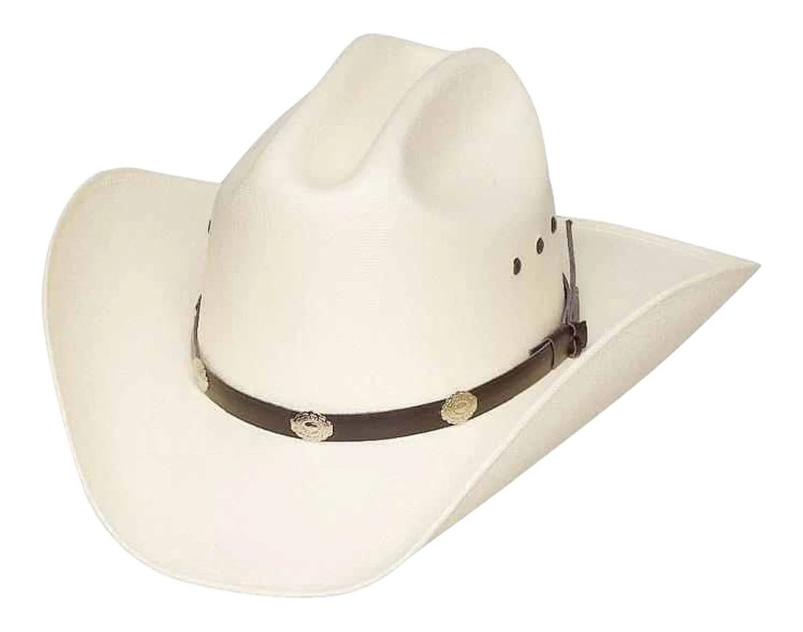 Classic Cattleman Straw Cowboy Hat with Silver  Child Size KP610