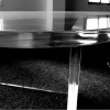 clear acrylic dining table base/acrylic table bases
