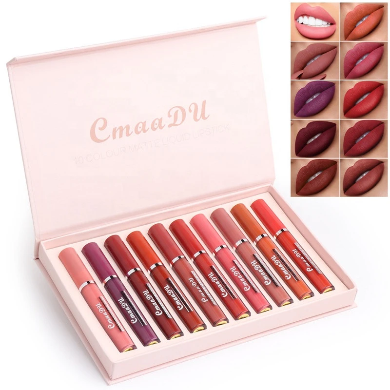 Clear Colorrose Pretty Sweet Organic Matte Lip Gloss Set Vegan with My Own Labels