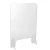 Import Clear Glass Cashier Checkout Shield Barrier Hanging Acrylic Sneeze Guard For Reception Desk Counter from China