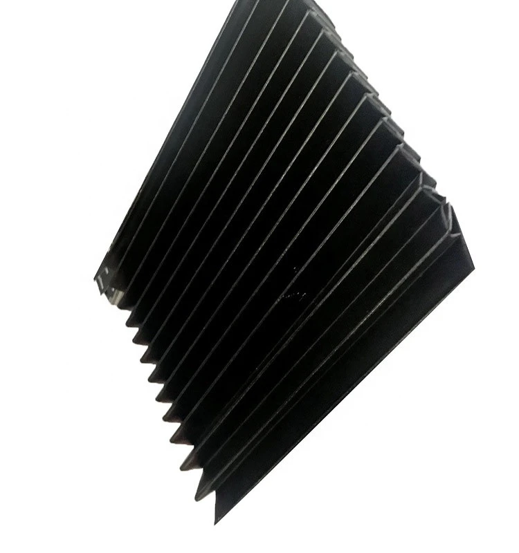 cnc linear rubber flexible dust covers rectangular accordion bellow