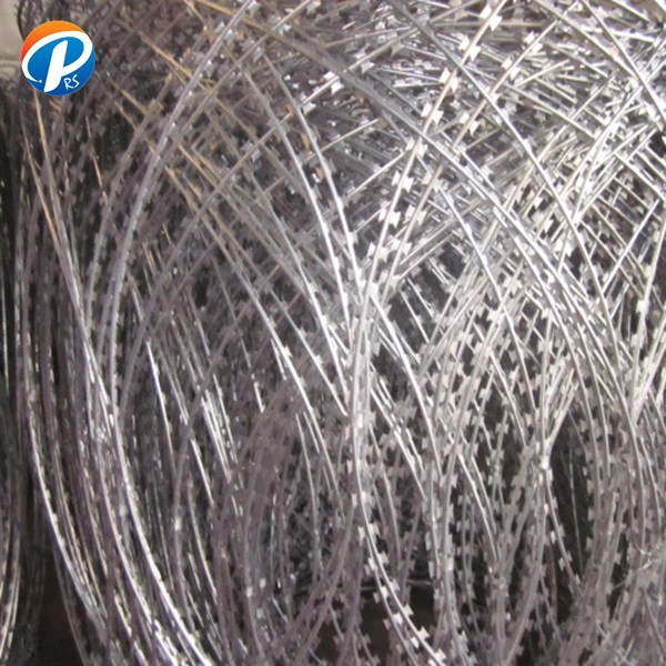 Coiled Punching Process Razor Barbed Wire