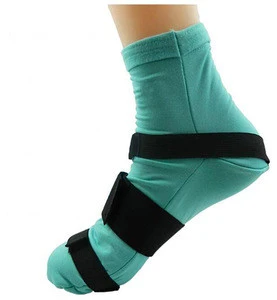 Cold Therapy Socks (w/Compression Strap) - Extra Arch and Plantar Fasciitis Relief - (for feet, Heels, Pain, Swelling)