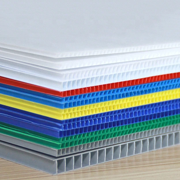 Colored polypropylene sheet ESD conductive pp  plastic corrugated sheet
