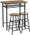Import Combohome Pub Bar Industrial Table Set  High Top Table Set Kitchen Dining Bar Table Set with 2 Bar Stools from China