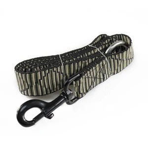 Comfortable pet products coated nylon webbing dog leash,custom patterns heat transfer logo printed dog leash